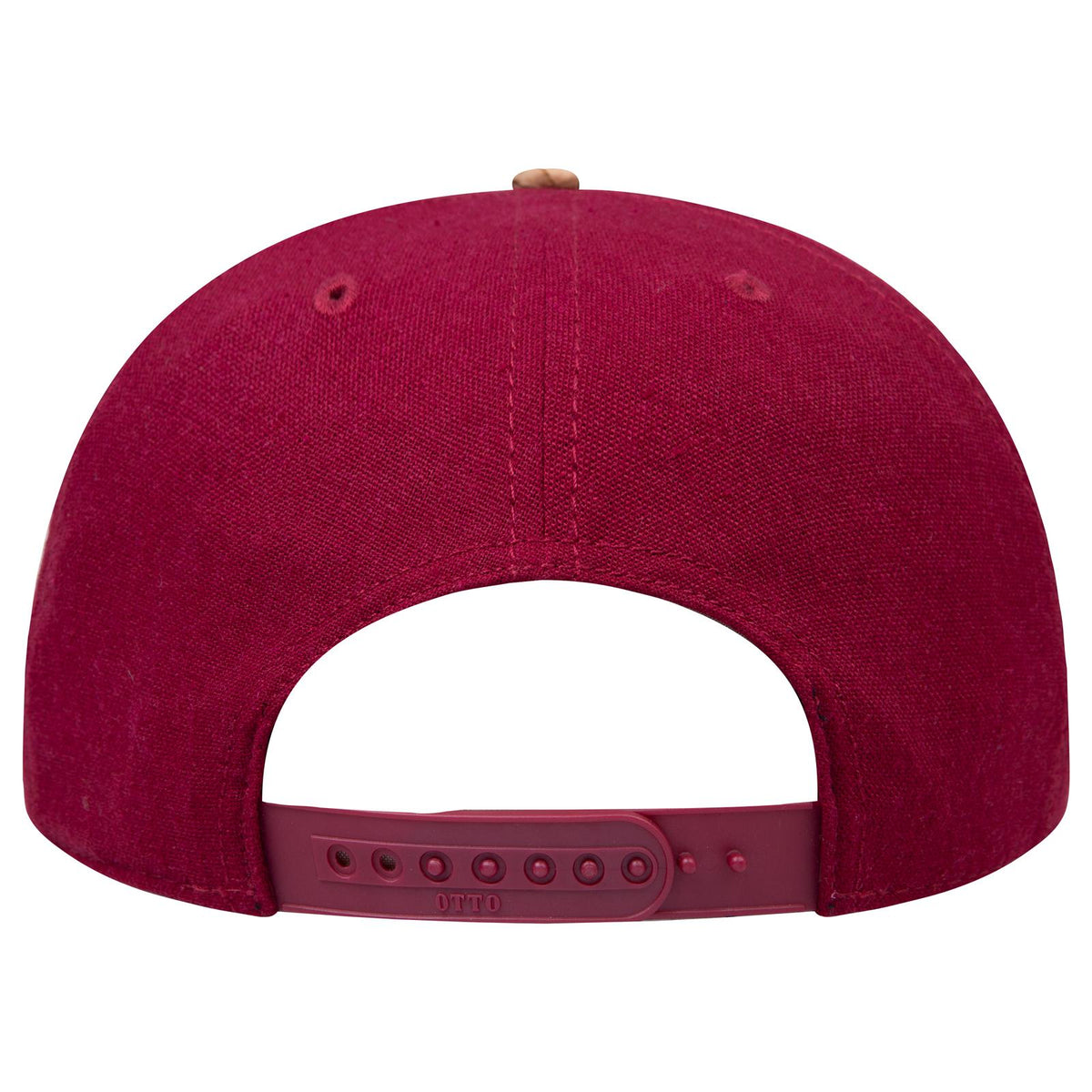 Rear View of 11219 - Cork/Bg Mrn OTTO CAP "OTTO SNAP" 5 Panel Pro Style Snapback Hat