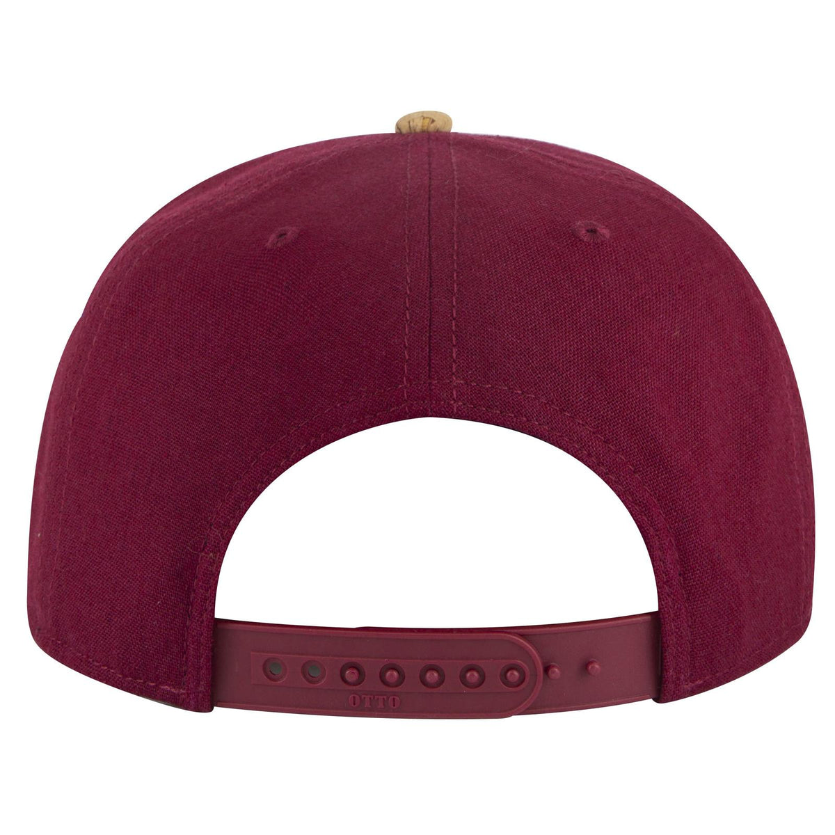 Rear View of 11219 - Cork/Bg Mrn OTTO CAP "OTTO SNAP" 6 Panel Pro Style Snapback Hat
