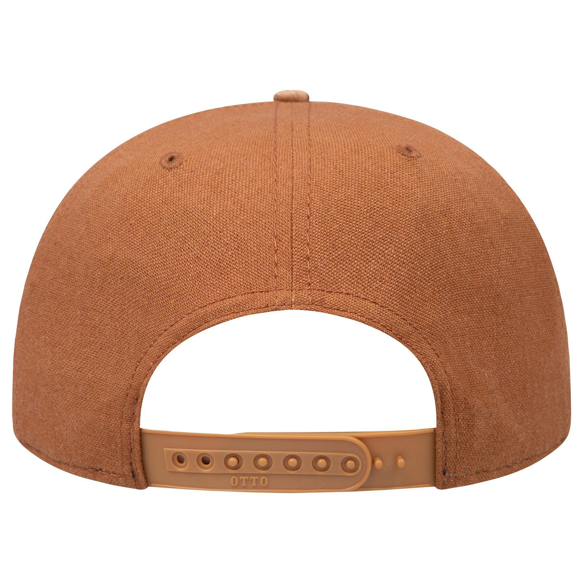 Rear View of 11284 - Cork/Cy Brn OTTO CAP "OTTO SNAP" 5 Panel Pro Style Snapback Hat
