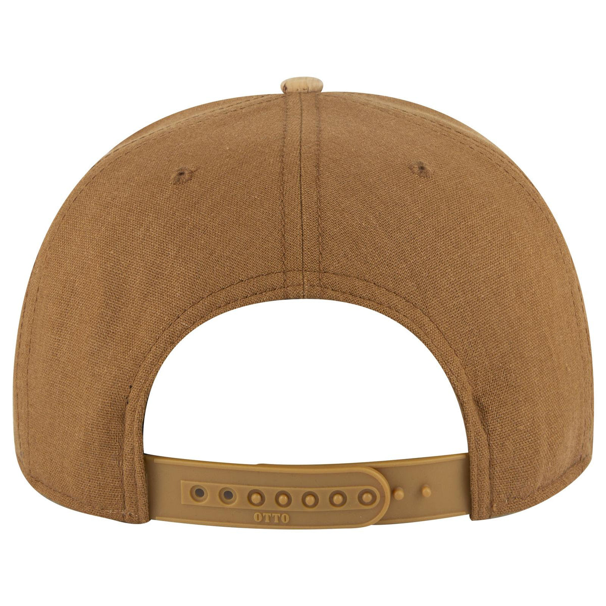 Rear View of 11284 - Cork/Cy Brn OTTO CAP "OTTO SNAP" 6 Panel Pro Style Snapback Hat