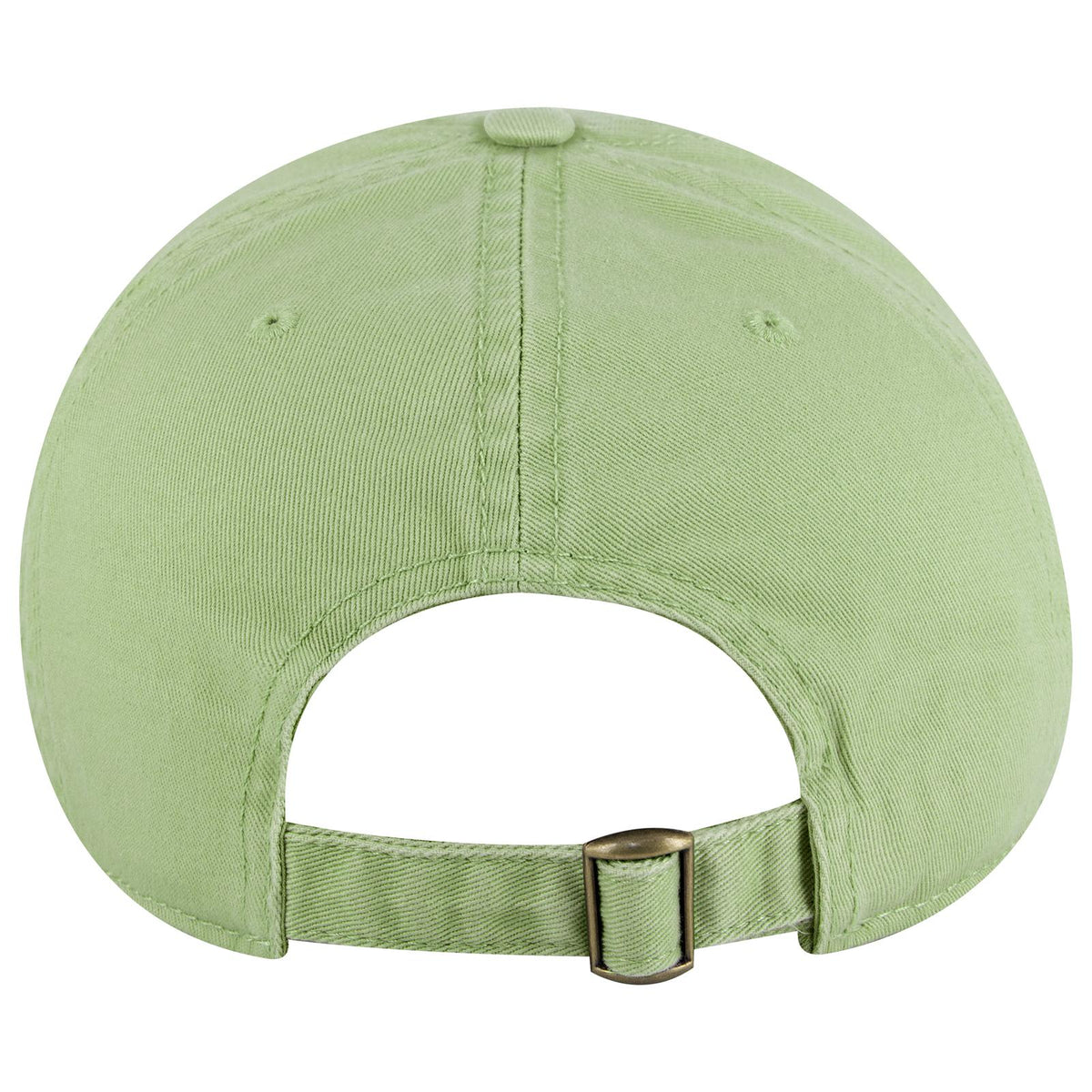 Rear View of 120 - Mint OTTO CAP 6 Panel Low Profile Dad Hat