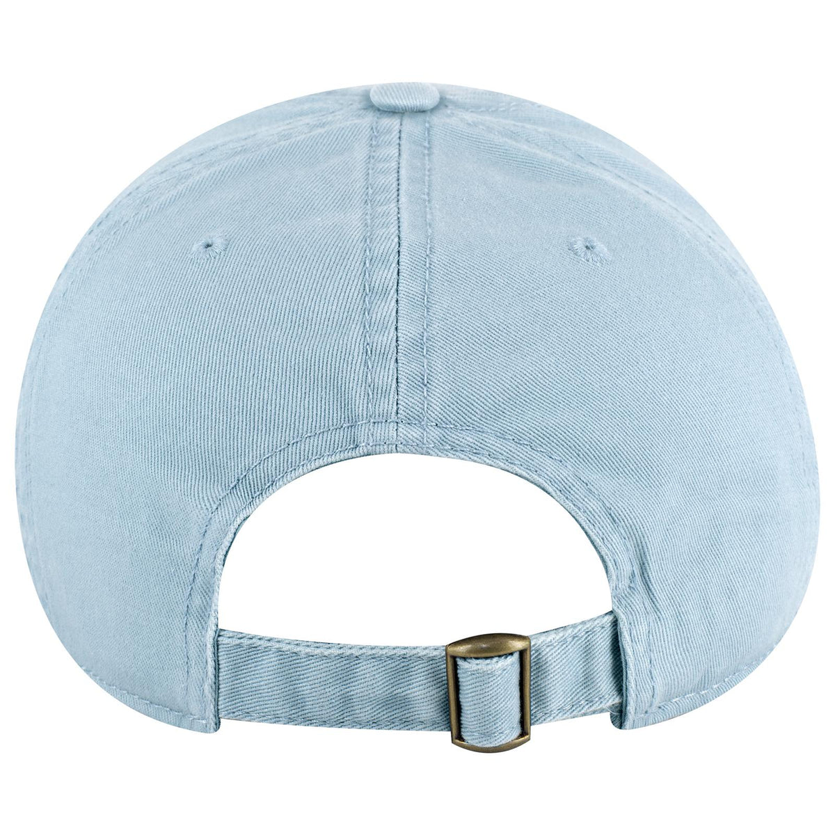 Rear View of 121 - Powder Blue OTTO CAP 6 Panel Low Profile Dad Hat