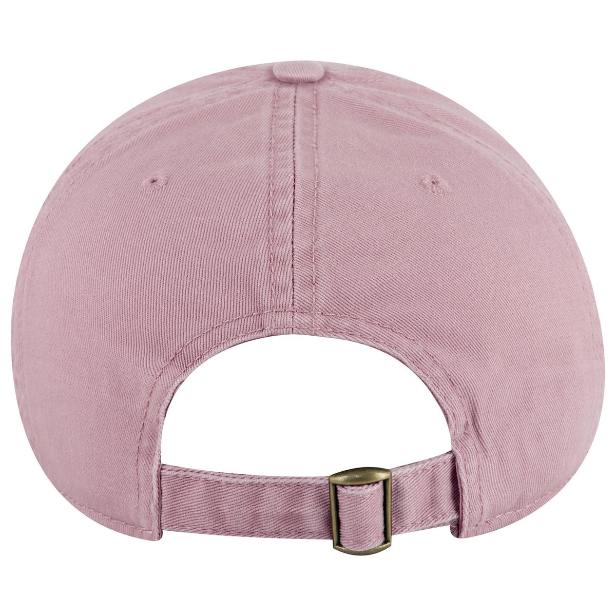 Rear View of 122 - Dusty Rose OTTO CAP 6 Panel Low Profile Dad Hat