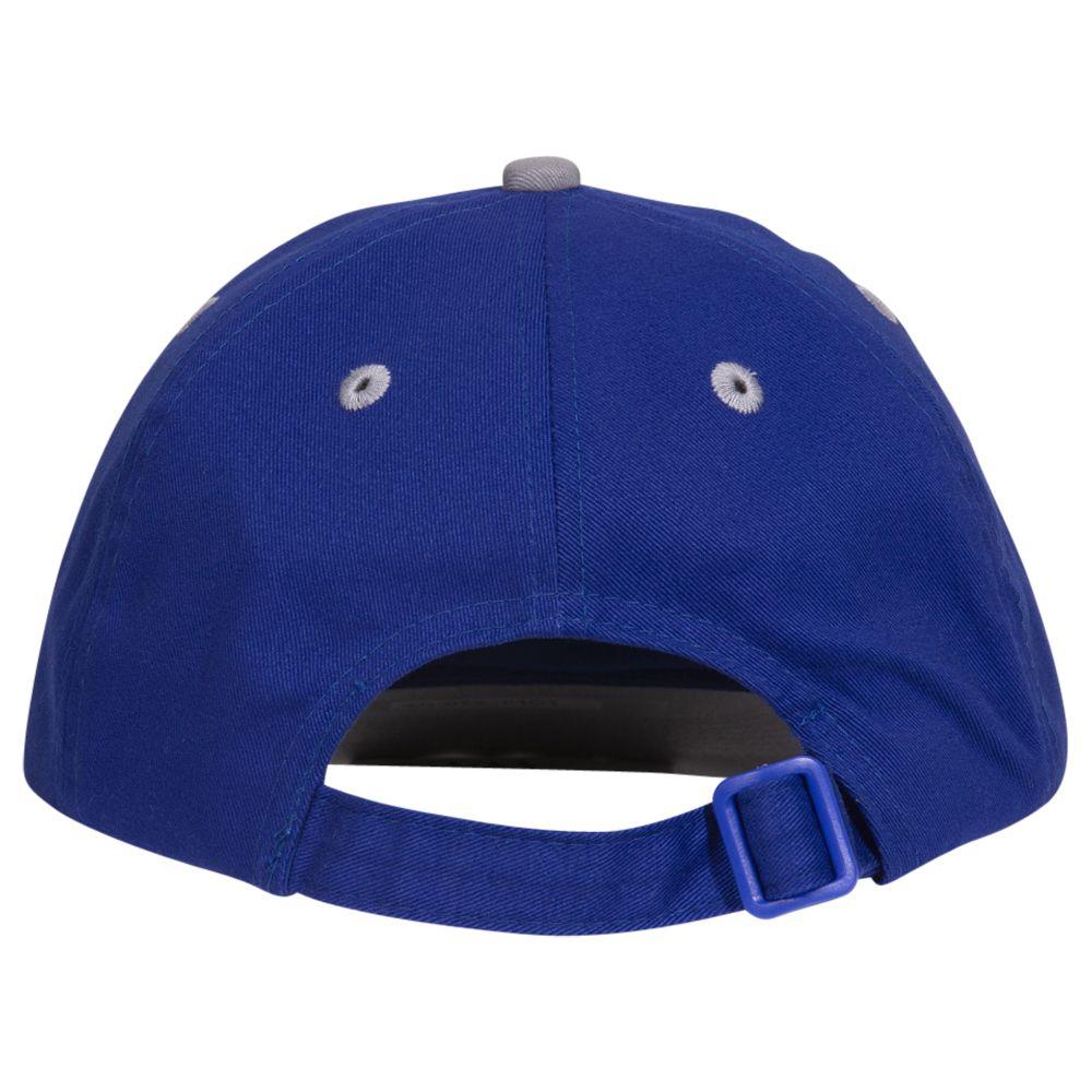 Rear View of 1401 - Gry/Ryl OTTO CAP 6 Panel Low Profile Baseball Cap