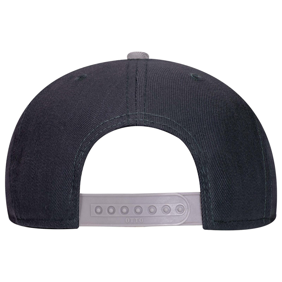 Rear View of 140404 - Gry/Nvy/Nvy OTTO CAP "OTTO SNAP" 6 Panel Pro Style Snapback Hat