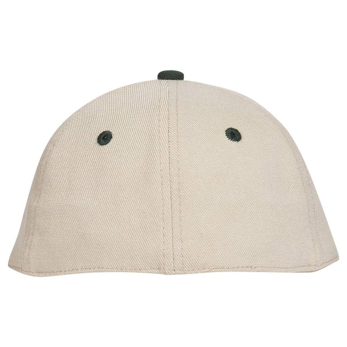 Rear View of 1732 - Dk.Grn/Kha OTTO CAP "OTTO FLEX" Fitted 6 Panel Low Profile Baseball Cap