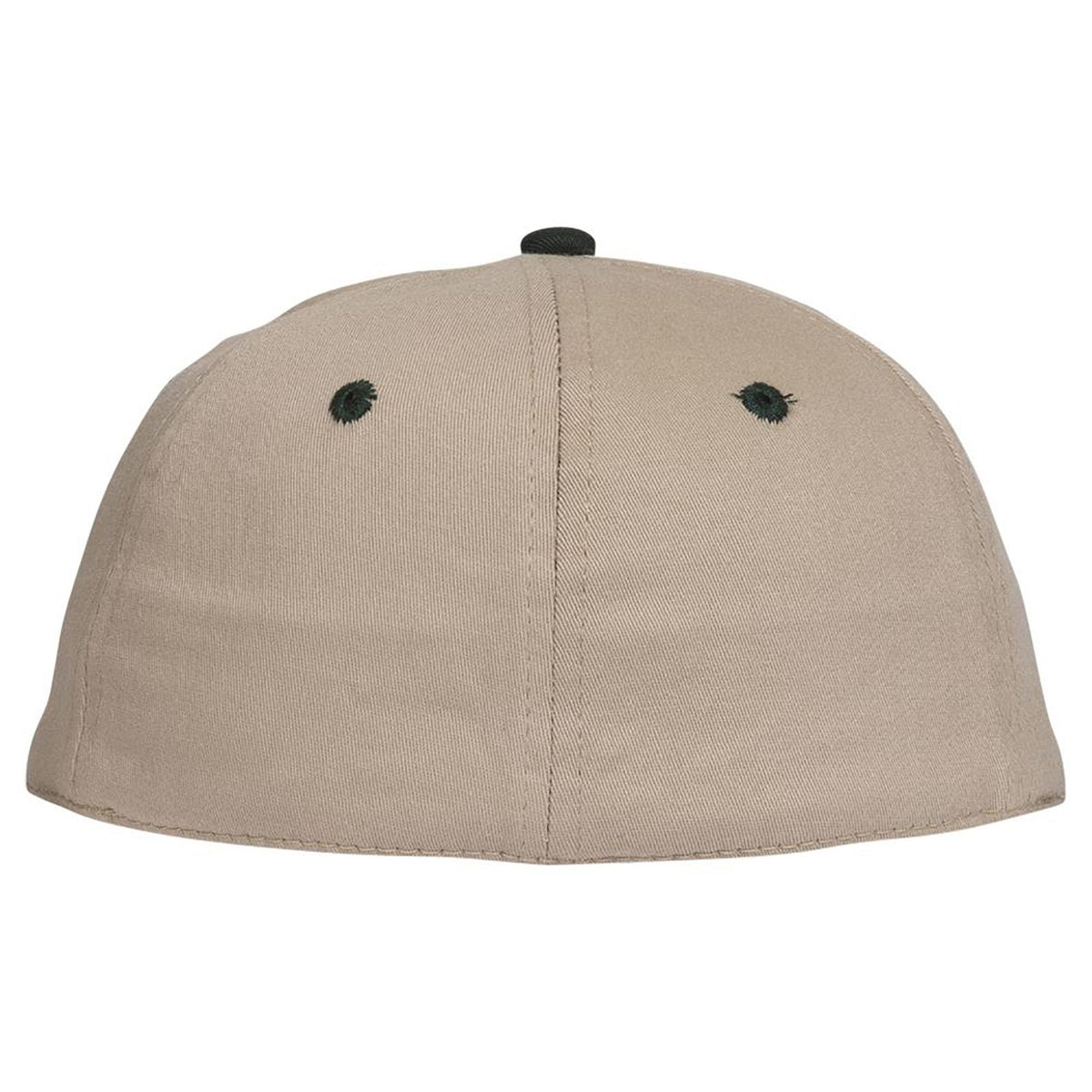 Rear View of 1732 - Dk.Grn/Kha OTTO CAP "OTTO FLEX" Fitted 6 Panel Low Profile Baseball Cap