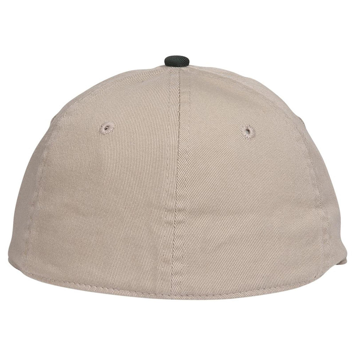 Rear View of 1732 - Dk.Grn/Kha OTTO CAP "OTTO FLEX" Fitted 6 Panel Low Profile Dad Hat