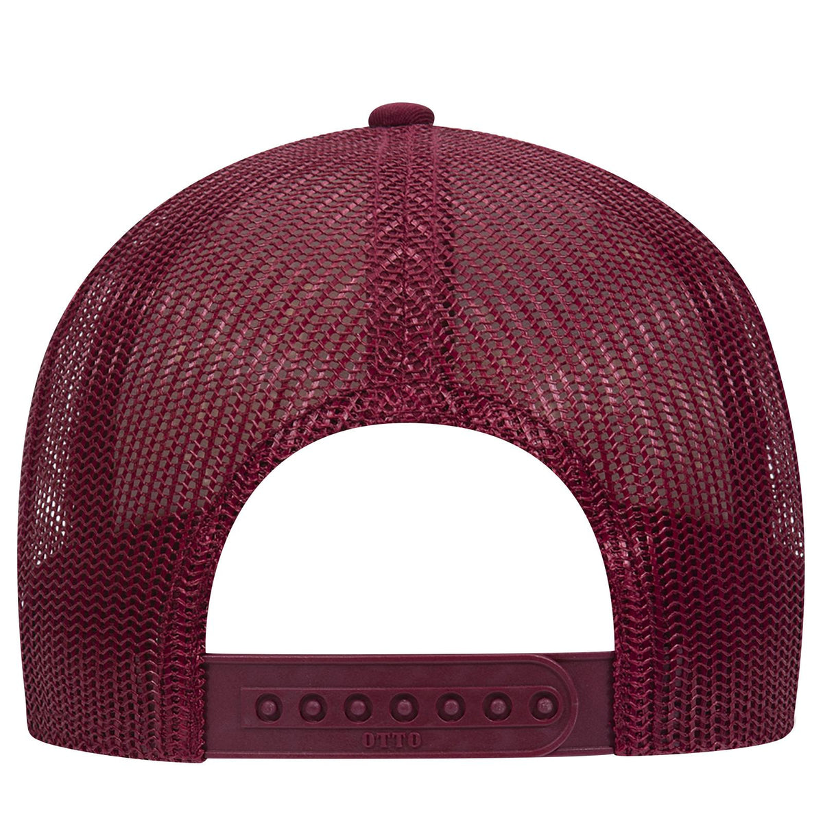 Rear View of 1911219 - Bg Mrn/Crk/Bg Mrn OTTO CAP 6 Panel Low Profile Mesh Back Trucker Hat