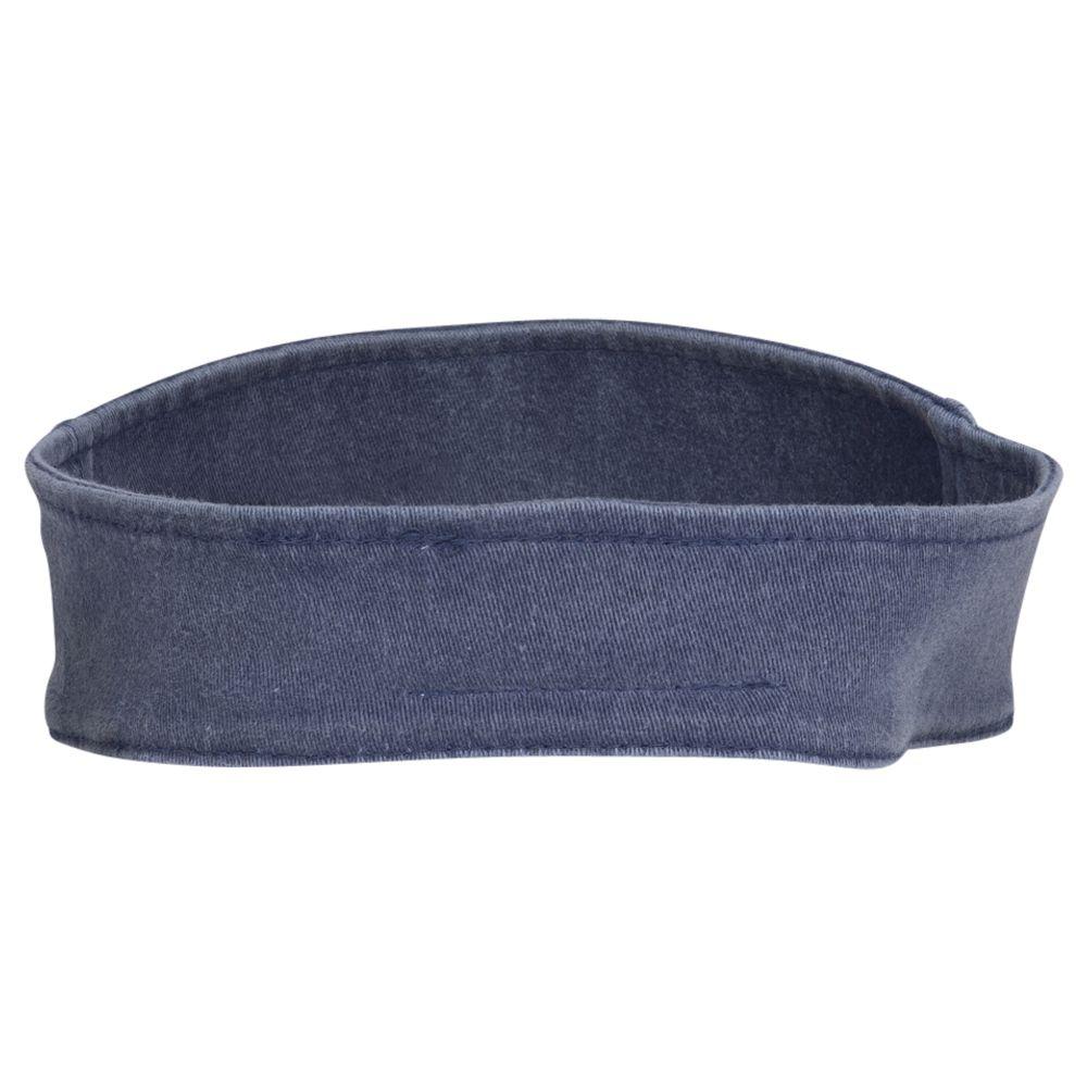 Rear View of 3204 - Kha/Nvy OTTO CAP "OTTO FLEX" Fitted Sun Visor