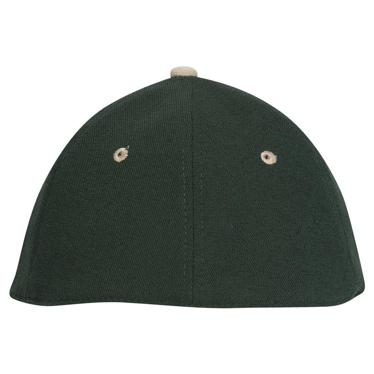 Rear View of 3217 - Kha/Dk.Grn OTTO CAP "OTTO FLEX" Fitted 6 Panel Low Profile Baseball Cap