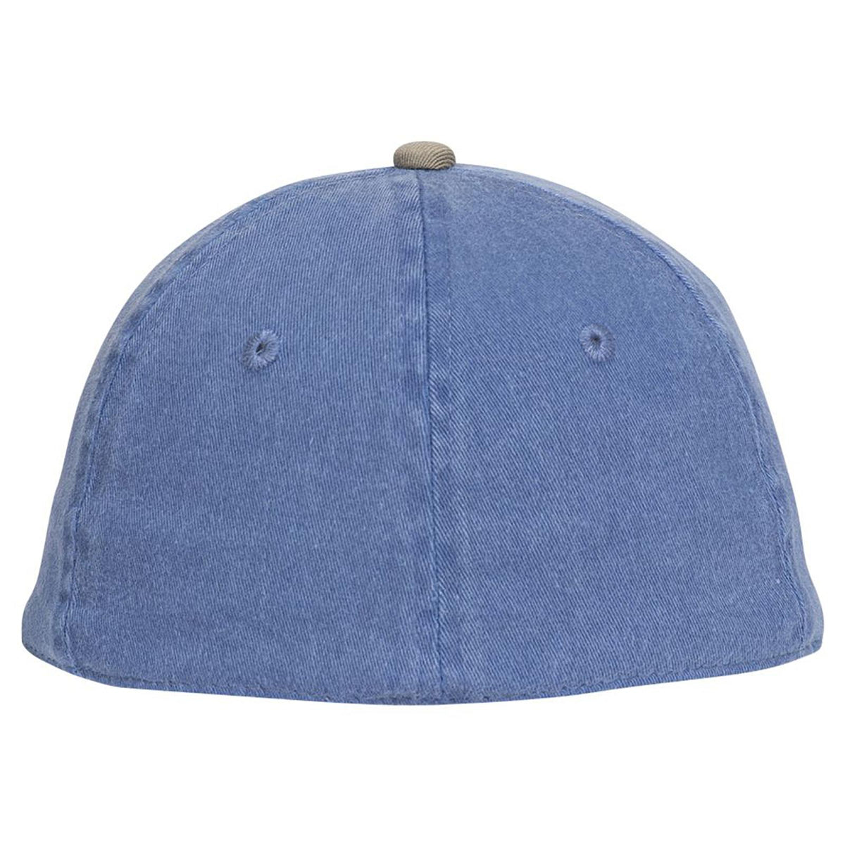 Rear View of 3230 - Kha/Sk.Blu OTTO CAP "OTTO FLEX" Fitted 6 Panel Low Profile Dad Hat