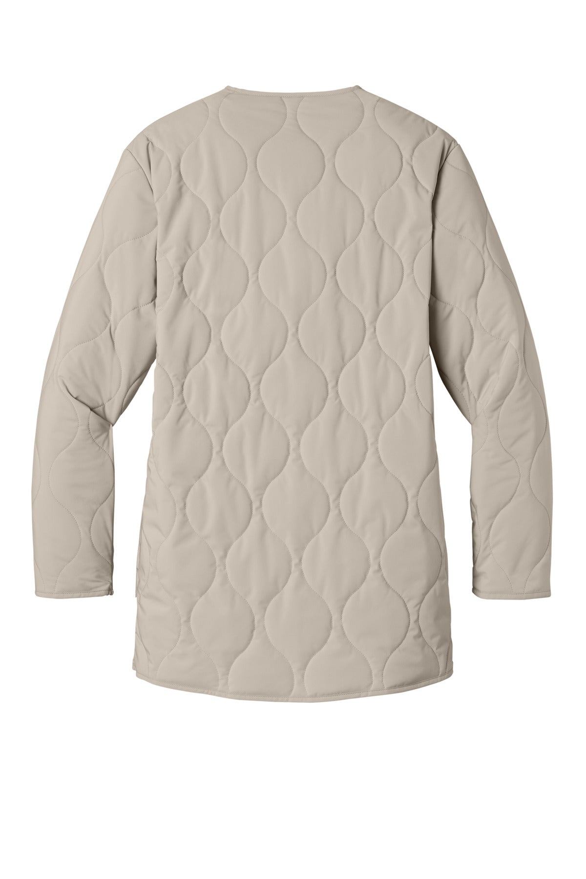 Front View of Almond Mercer+Mettle Women's Quilted Liner Jacket MM7203