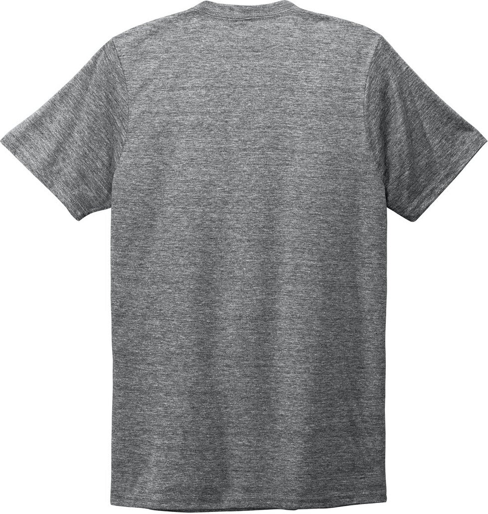 Front View of Aluminum Grey Allmade Unisex Tri-Blend V-Neck Tee AL2014