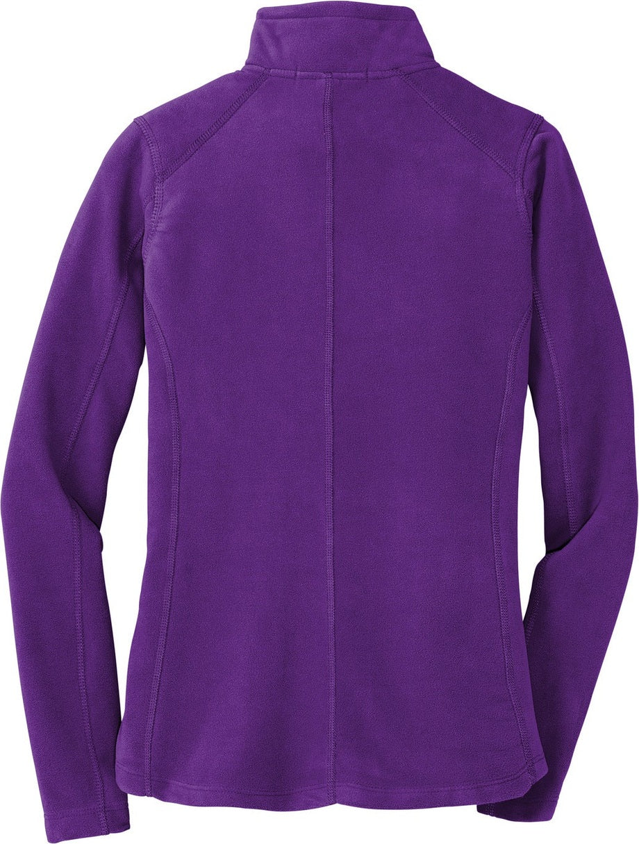 Front View of Amethyst Purpl Port Authority Women's Microfleece Jacket. L223