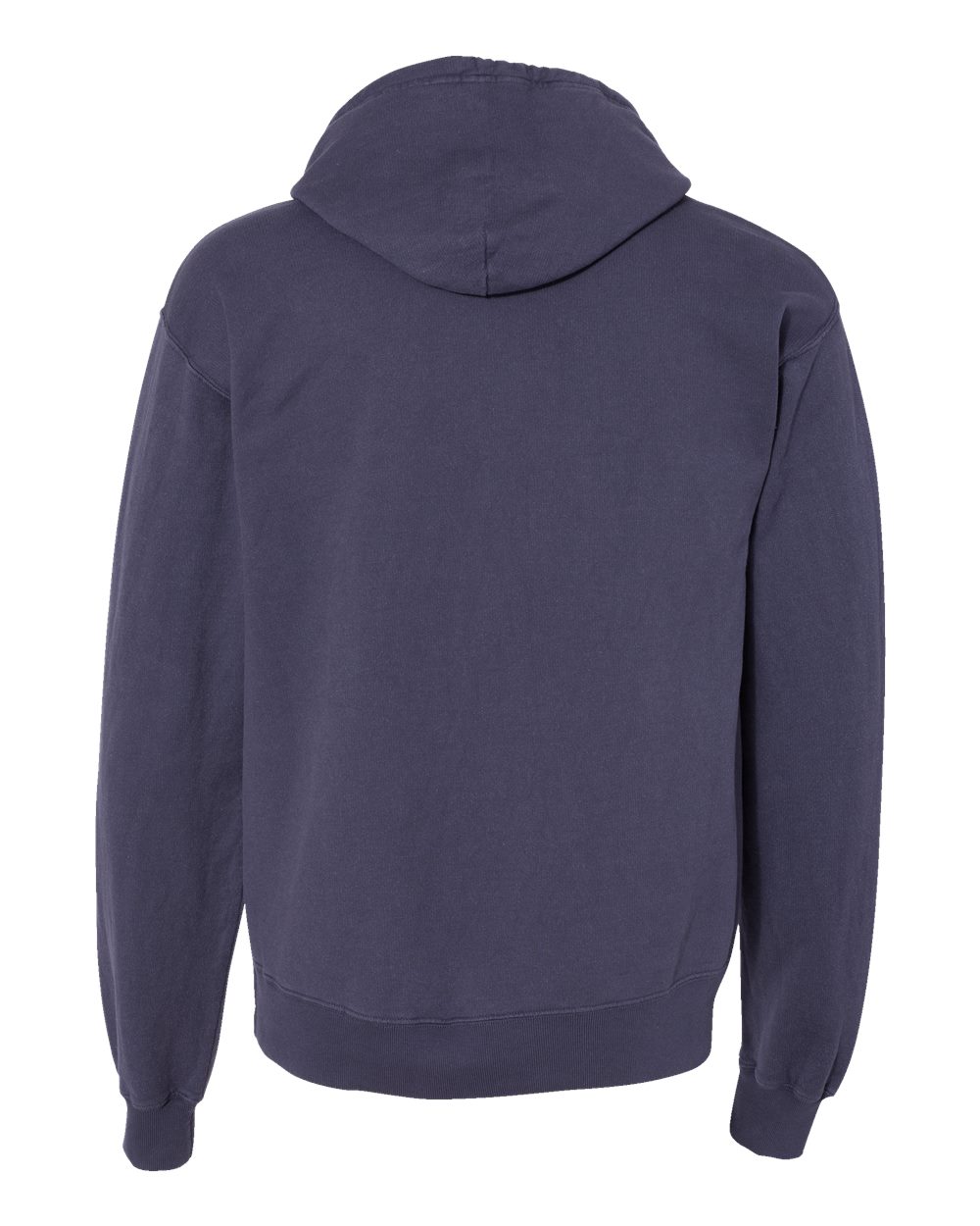 Front View of Anchor Slate Garment-Dyed Hooded Sweatshirt - GDH450