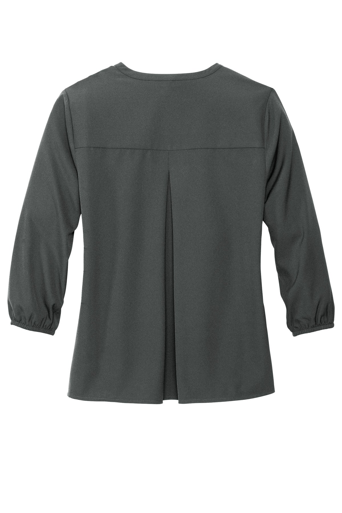Rear View of AnchorGrey Mercer+Mettle Women's Stretch Crepe 3/4-Sleeve Blouse MM2011