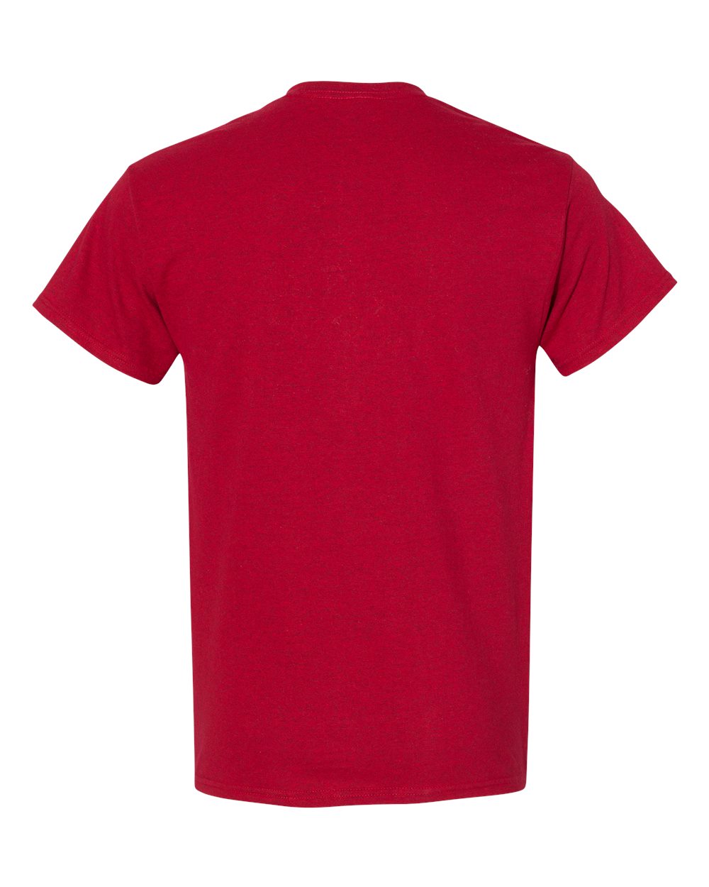 Front View of Antique Cherry Red Heavy Cotton™ T-Shirt - 5000