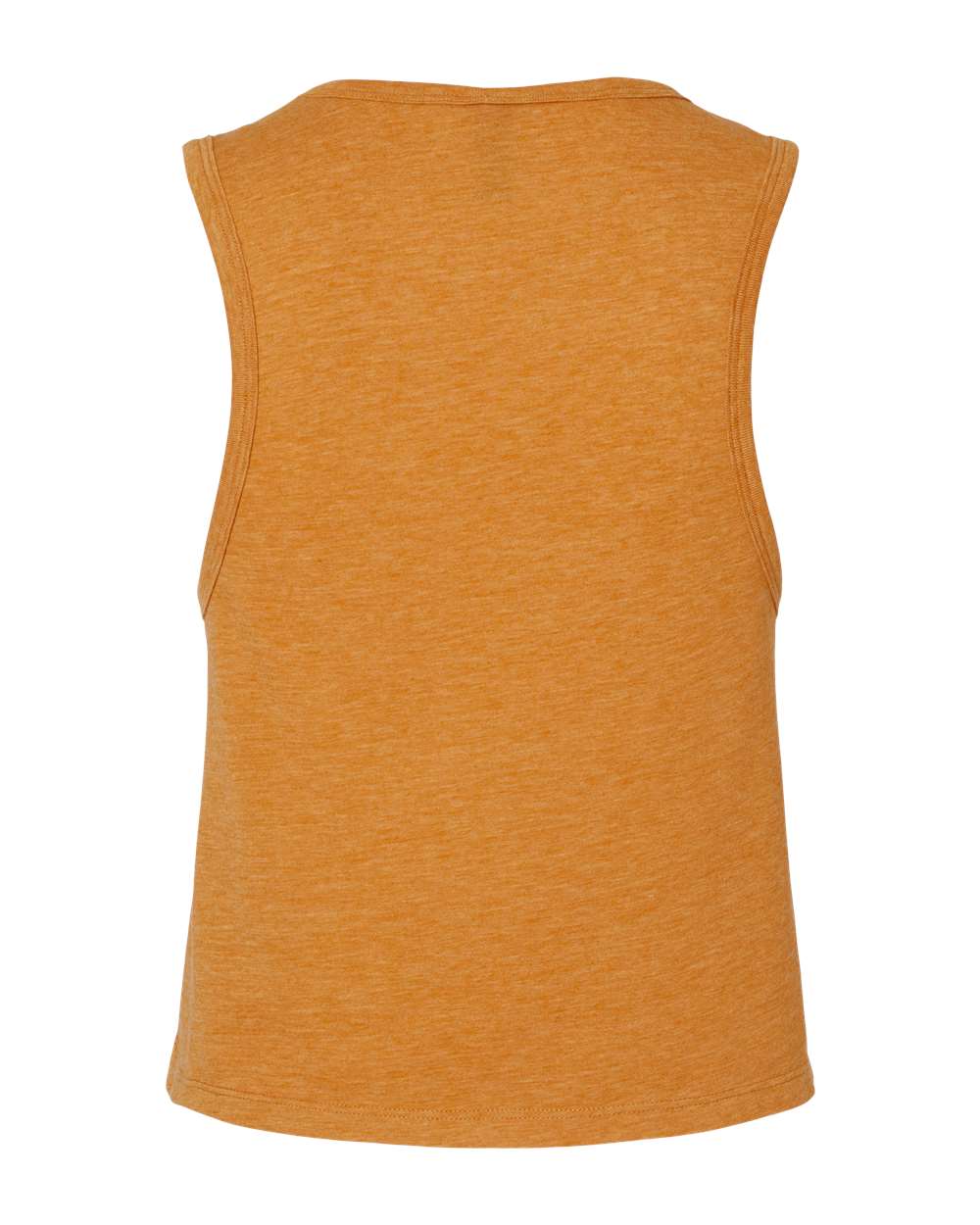 Front View of Antique Gold Women's Festival Crop Tank - 5083