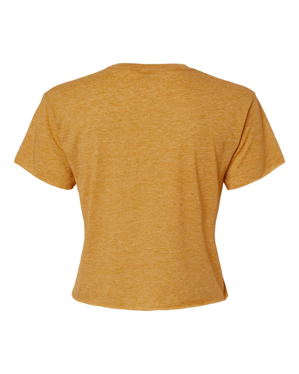 Front View of Antique Gold Women's Festival Crop Top - 5080