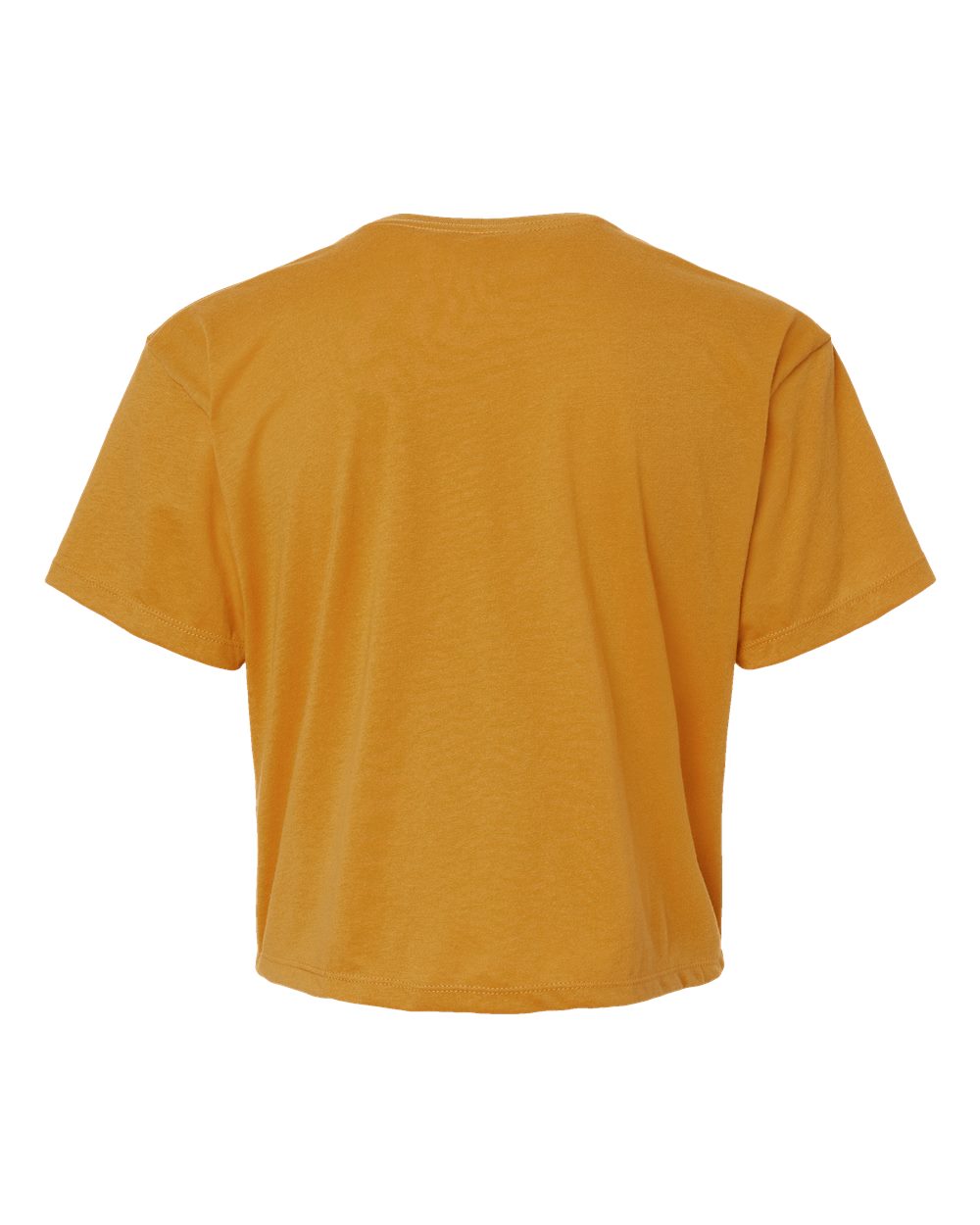 Front View of Antique Gold Women's Ideal Crop Top - 1580