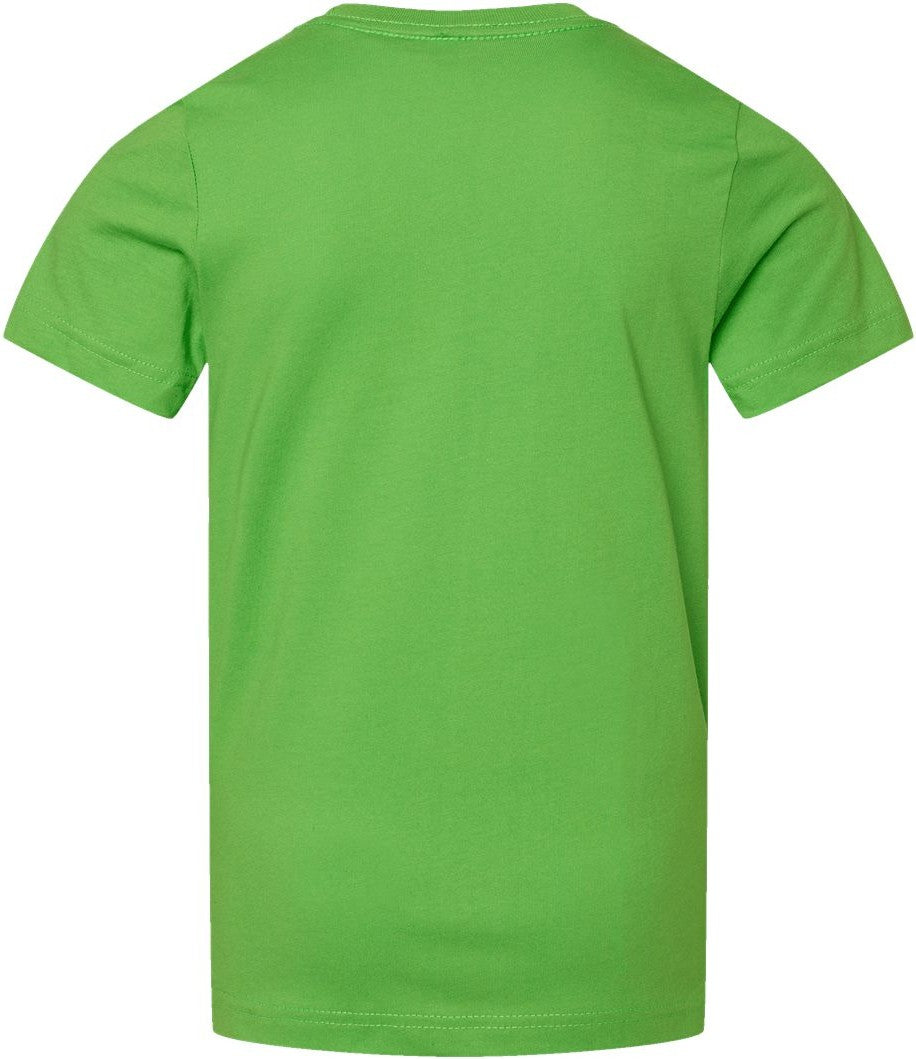 Front View of Apple Youth Fine Jersey Tee - 6101