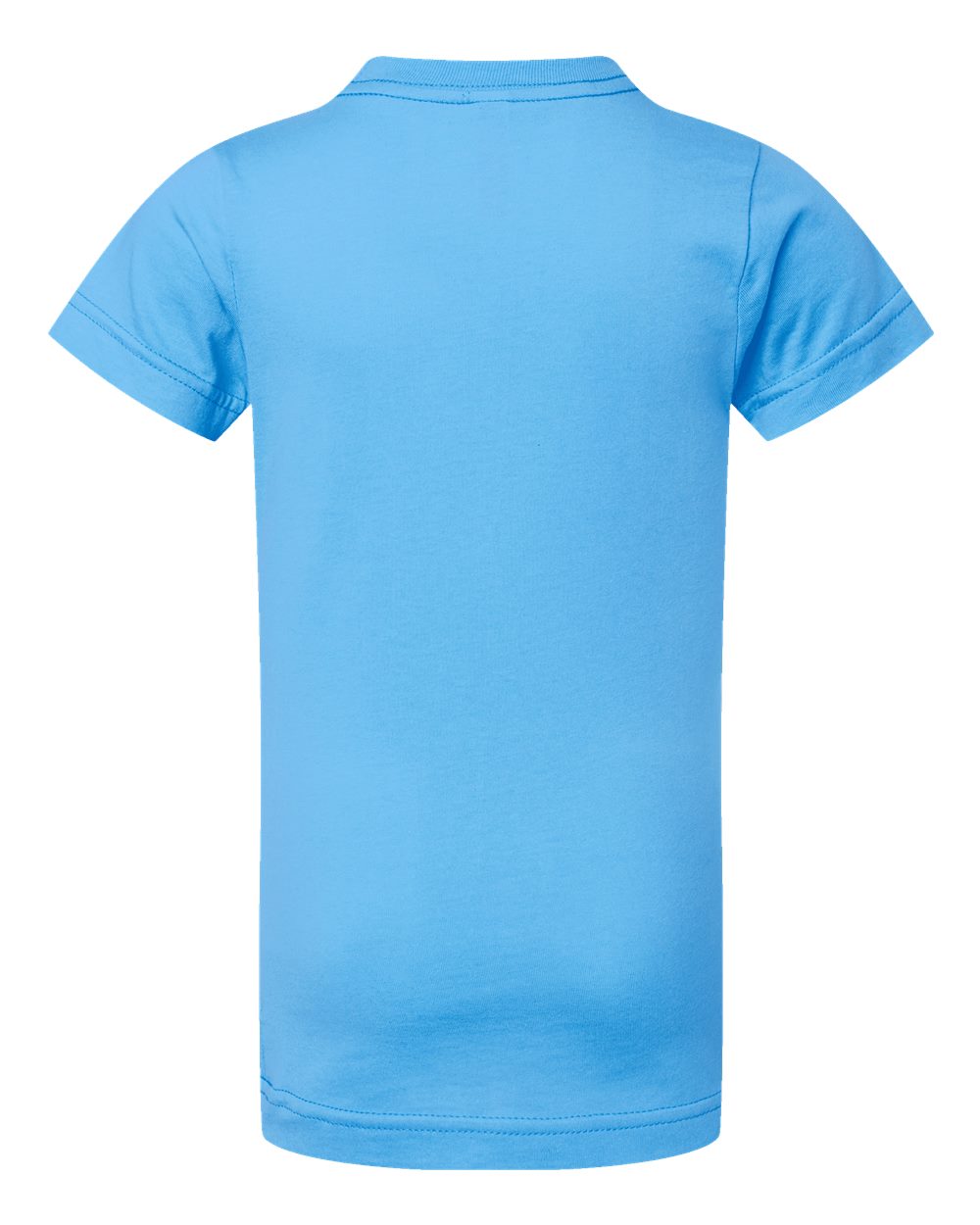Front View of Aqua Girls' Fine Jersey Tee - 2616