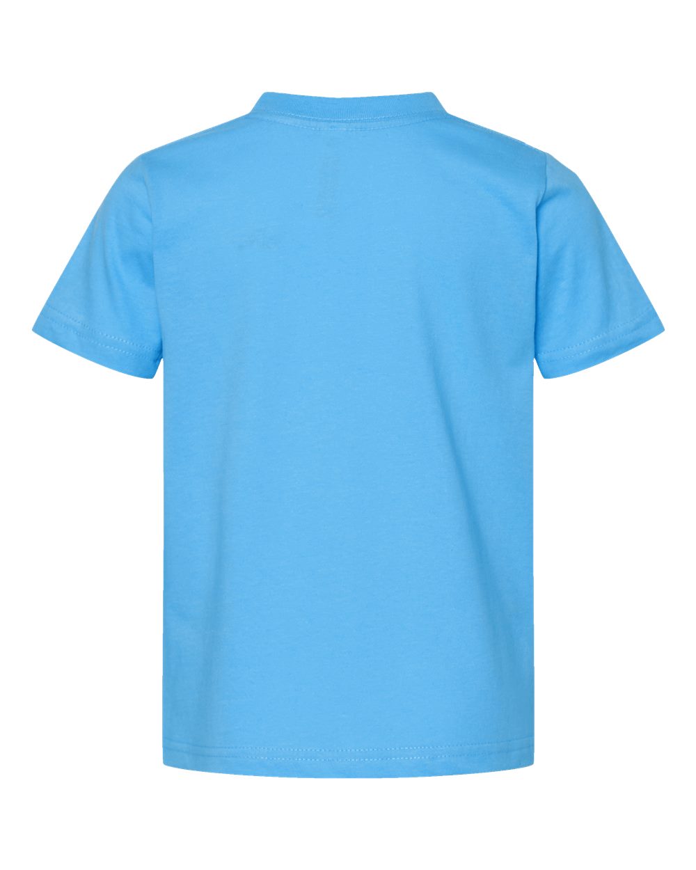 Front View of Aqua Toddler Fine Jersey Tee - 3321