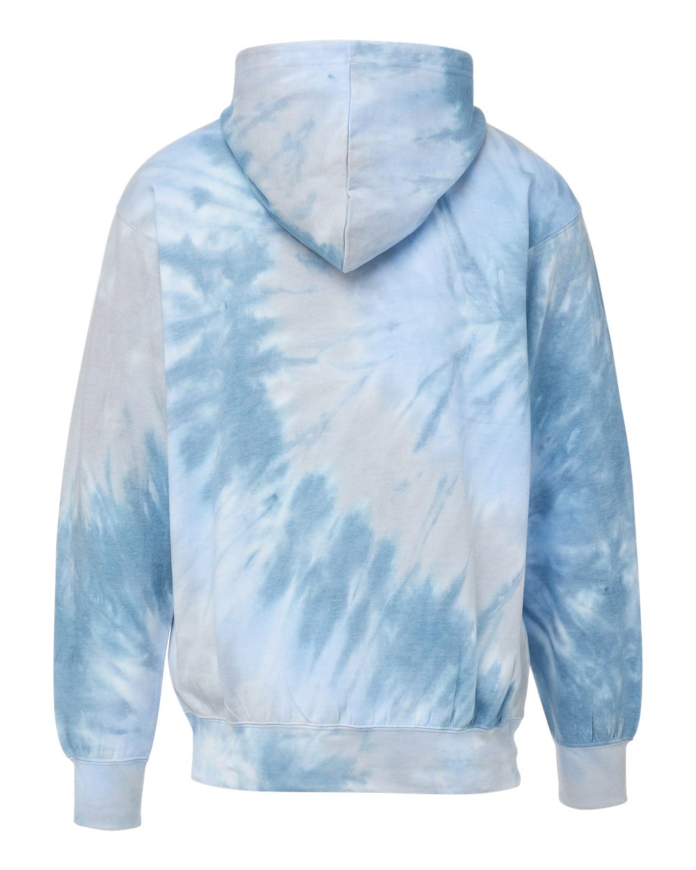 Front View of Arctic Sky Tie Dye Classic Fleece Tie-Dye Hooded Sweatshirt - 1290