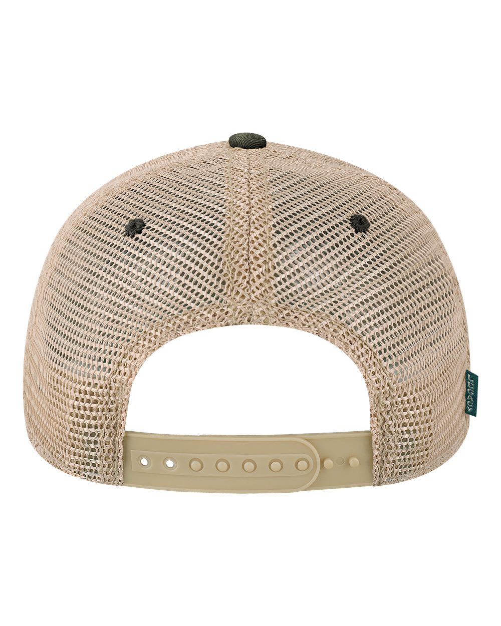 Front View of Army Camo/ Khaki Old Favorite Trucker Cap - OFA