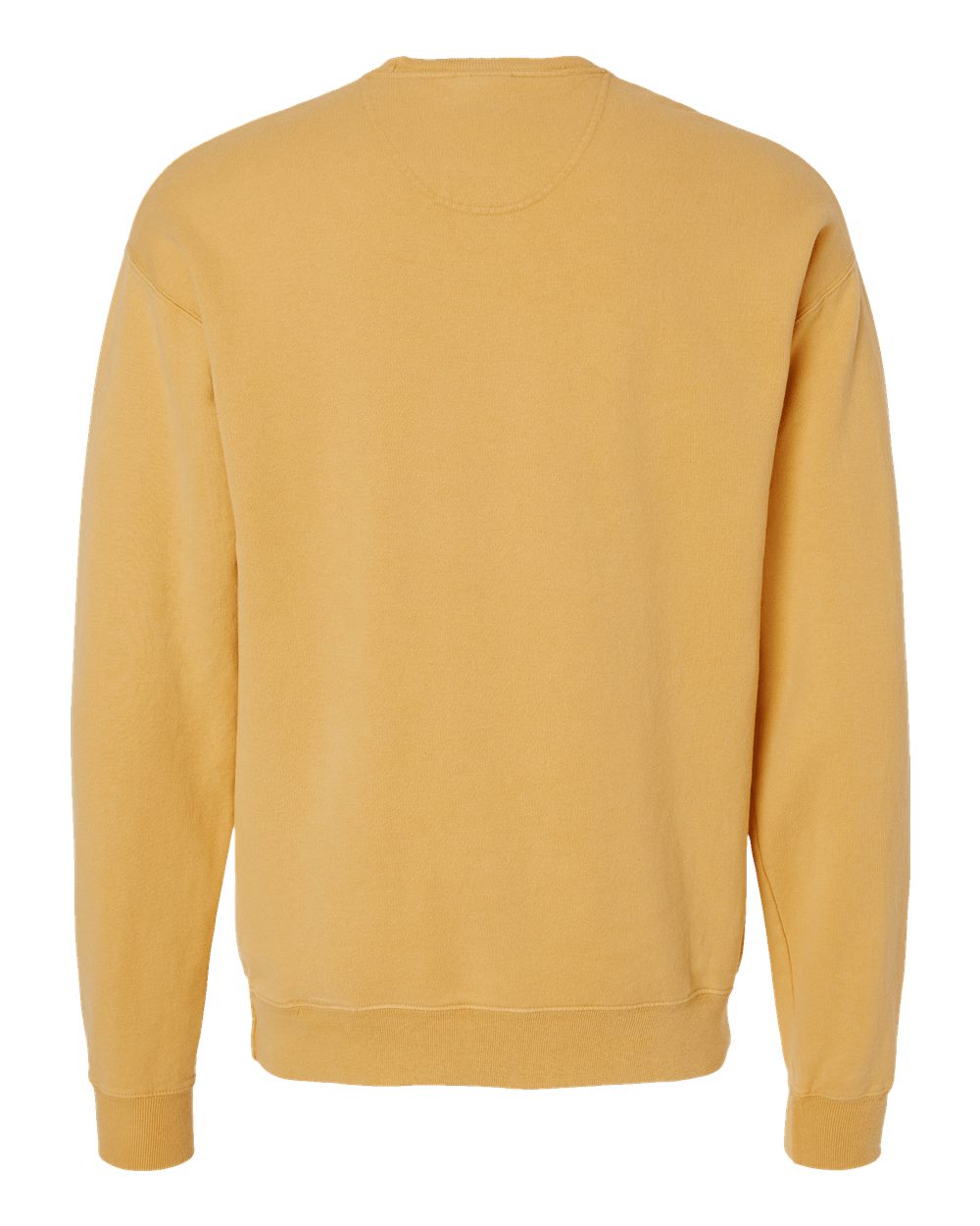 Front View of Artisan Gold Garment-Dyed Crewneck Sweatshirt - GDH400