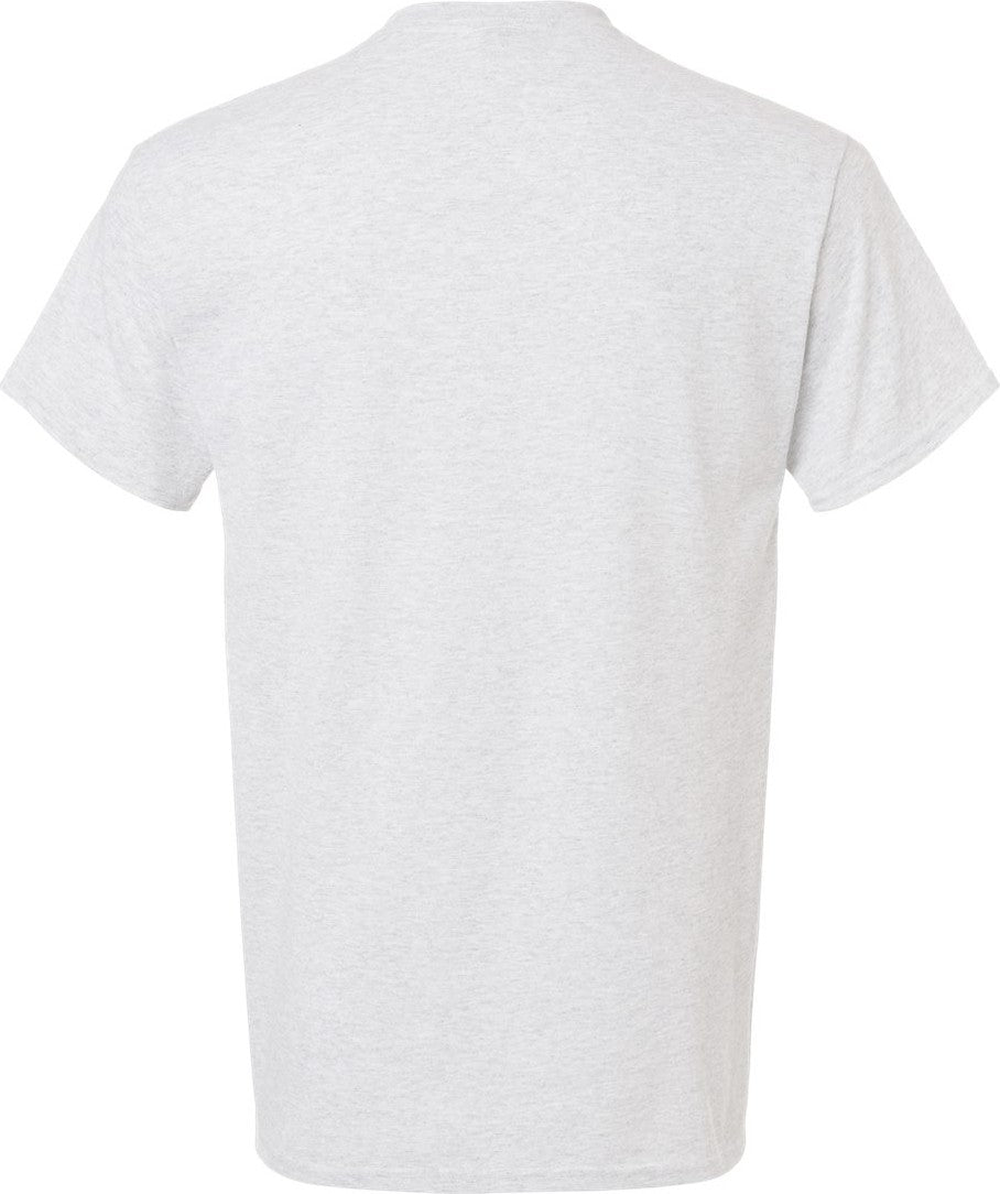 Rear View of Ash DryBlend® Pocket T-Shirt - 8300