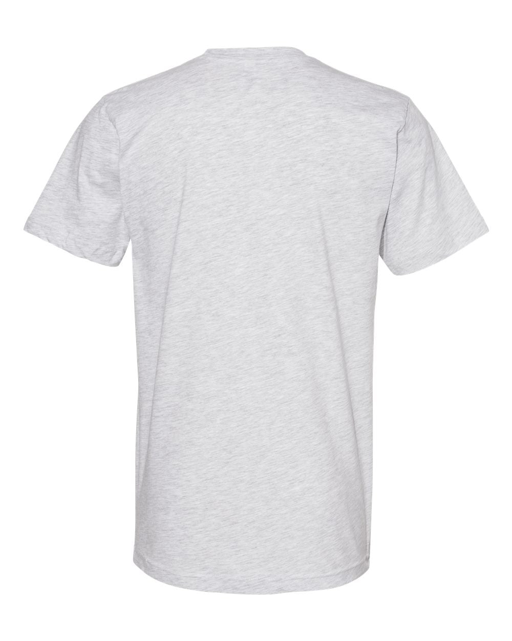 Front View of Ash Grey Fine Jersey Tee - 2001