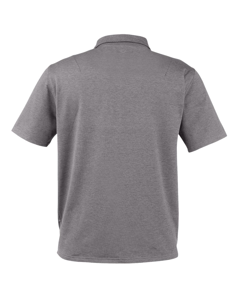 Rear View of Ash Grey Marbled Fairway Polo - MDP1799