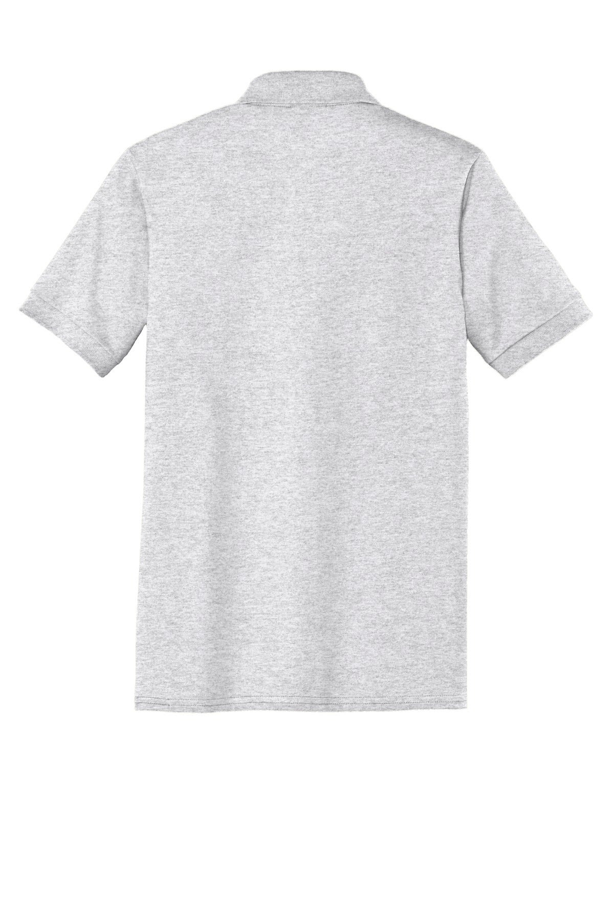 Front View of Ash Port & Co Core Blend Jersey Knit Pocket Polo. KP55P