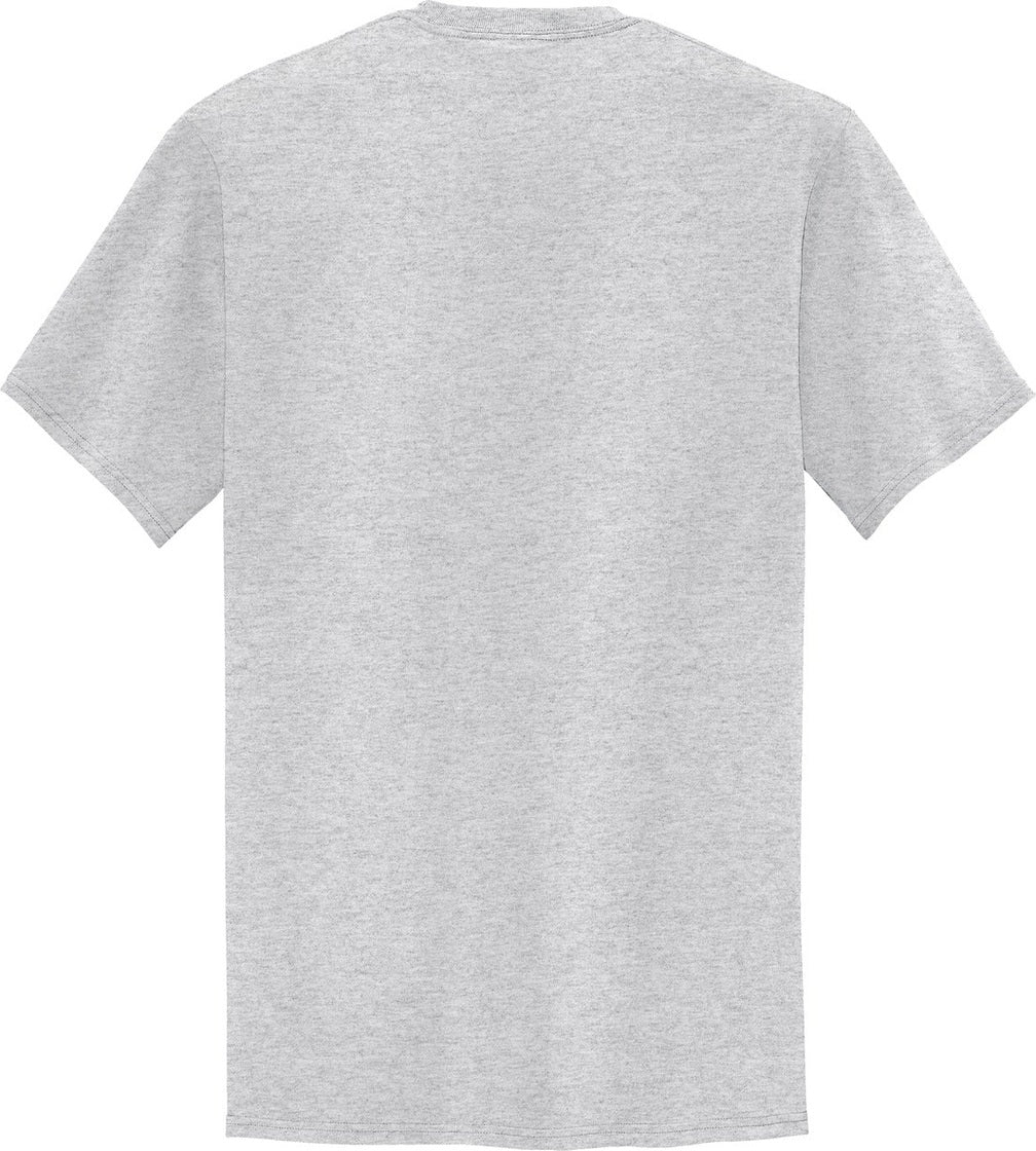 Front View of Ash Port & Co Tall Core Blend Pocket Tee. PC55PT