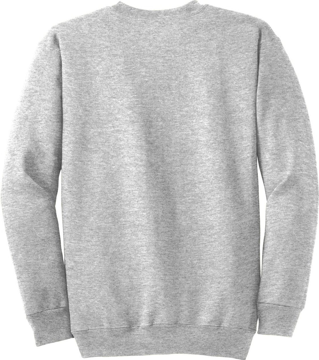 Front View of Ash Port & Co Tall Essential Fleece Crewneck Sweatshirt. PC90T