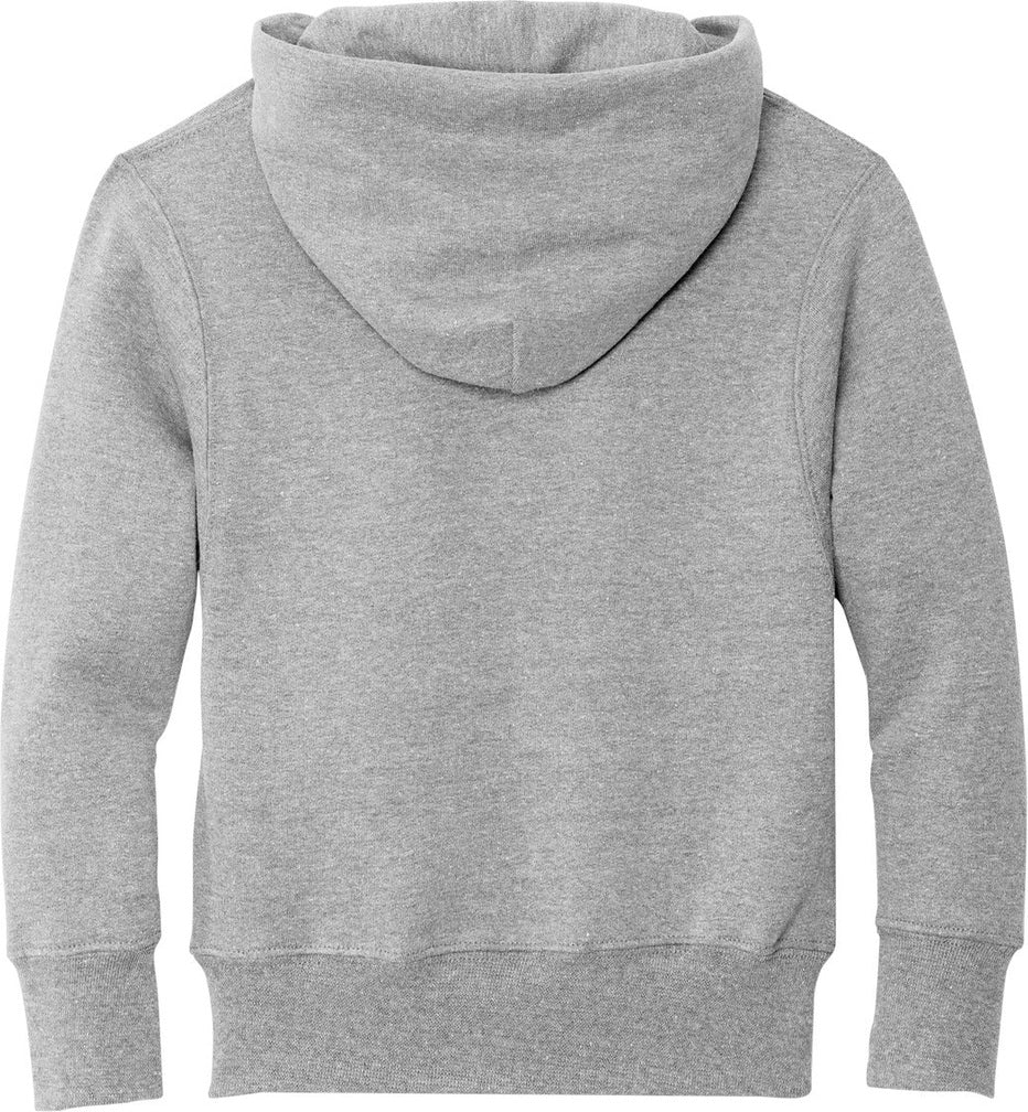 Rear View of Ash Port & Co Youth Core Fleece Pullover Hooded Sweatshirt. PC90YH
