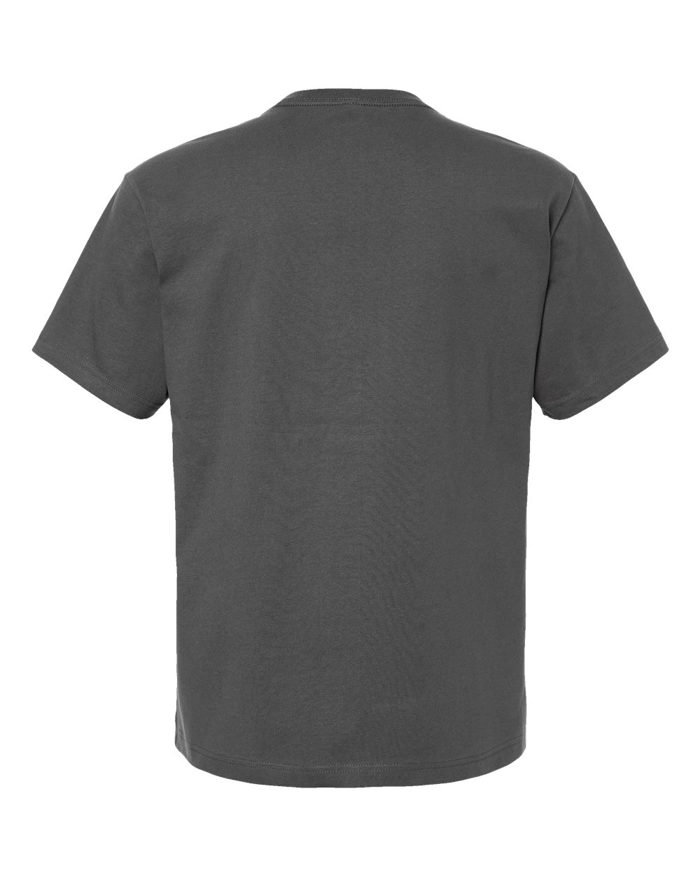 Front View of Asphalt 7.5 oz Heavyweight Tee - 4610