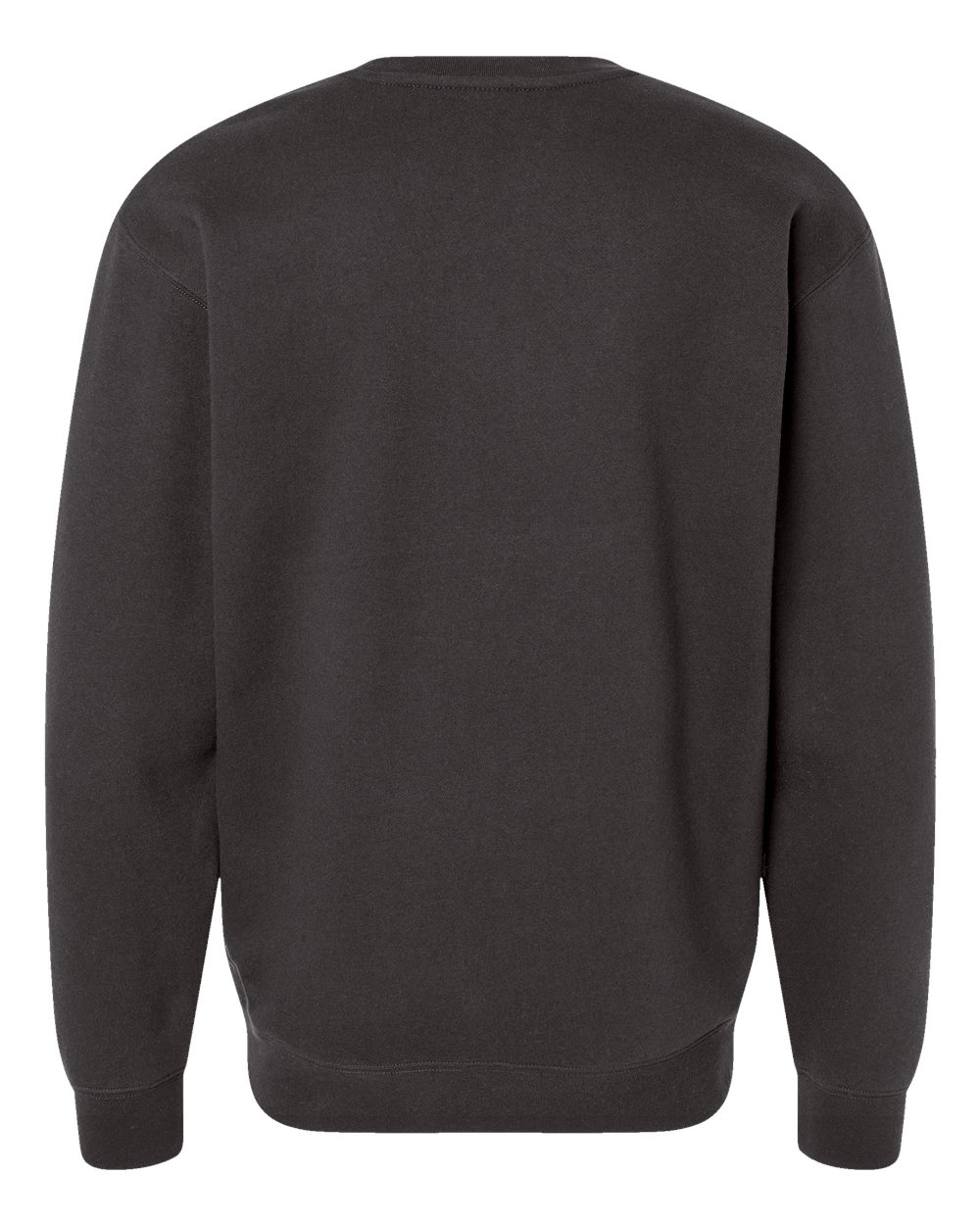 Front View of Asphalt Heavyweight Crewneck Sweatshirt - IND3000