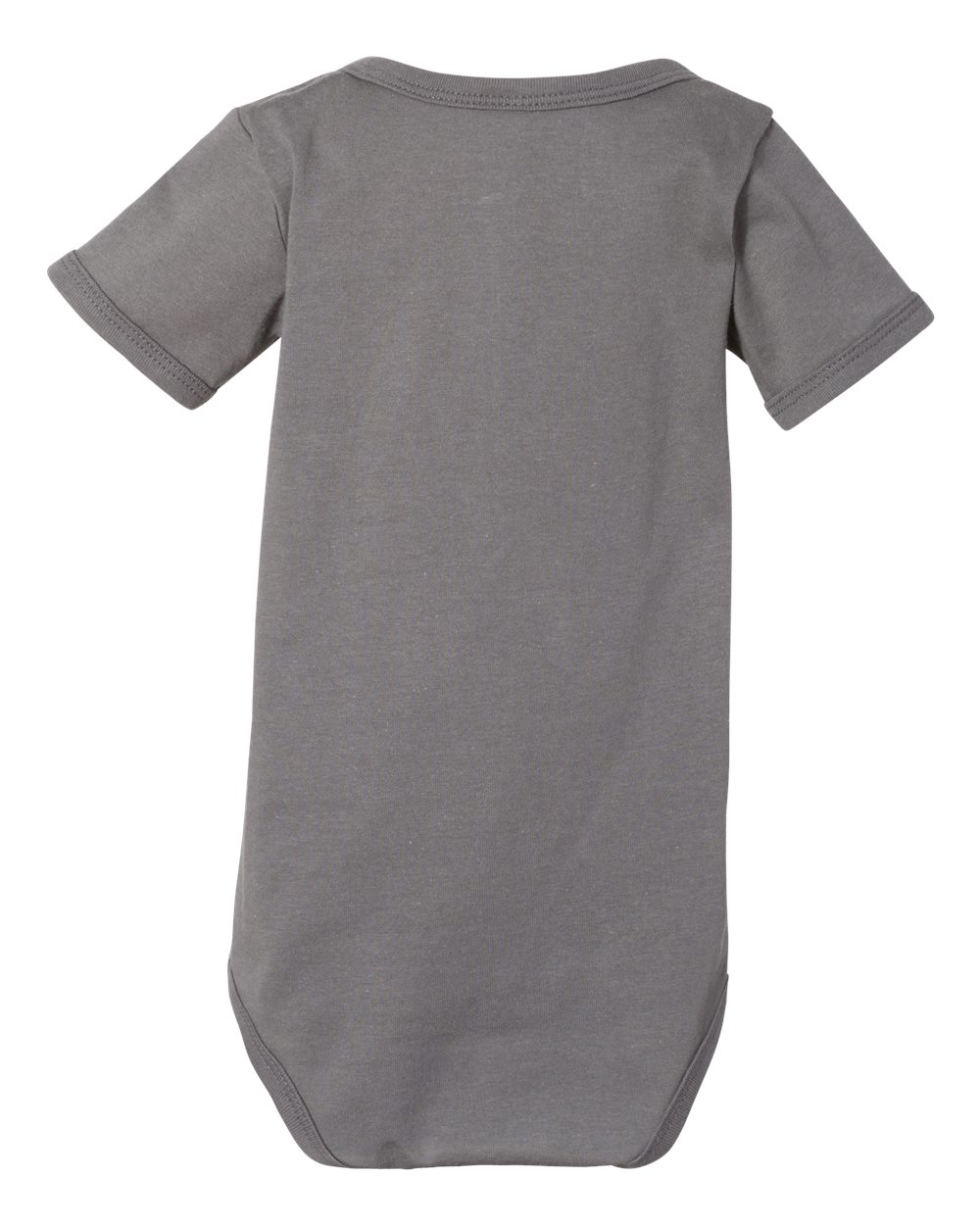 Front View of Asphalt Infant Jersey One Piece - 100B
