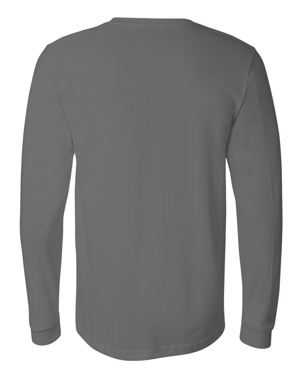 Rear View of Asphalt Jersey Long Sleeve Tee - 3501