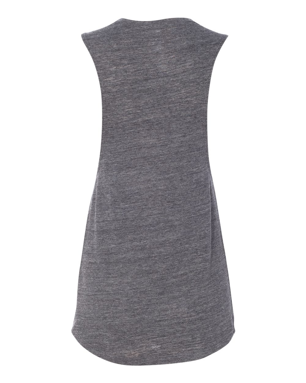 Rear View of Asphalt Slub Women&#39;s Flowy Scoop Muscle Tank - 8803