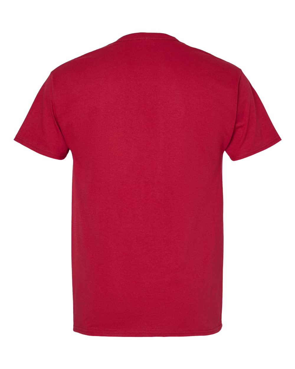 Front View of Athletic Crimson Essential-T T-Shirt - 5280