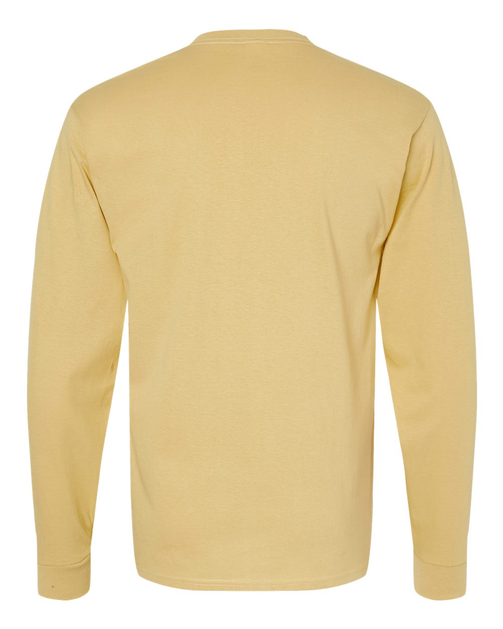 Front View of Athletic Gold Essential-T Long Sleeve T-Shirt - 5286