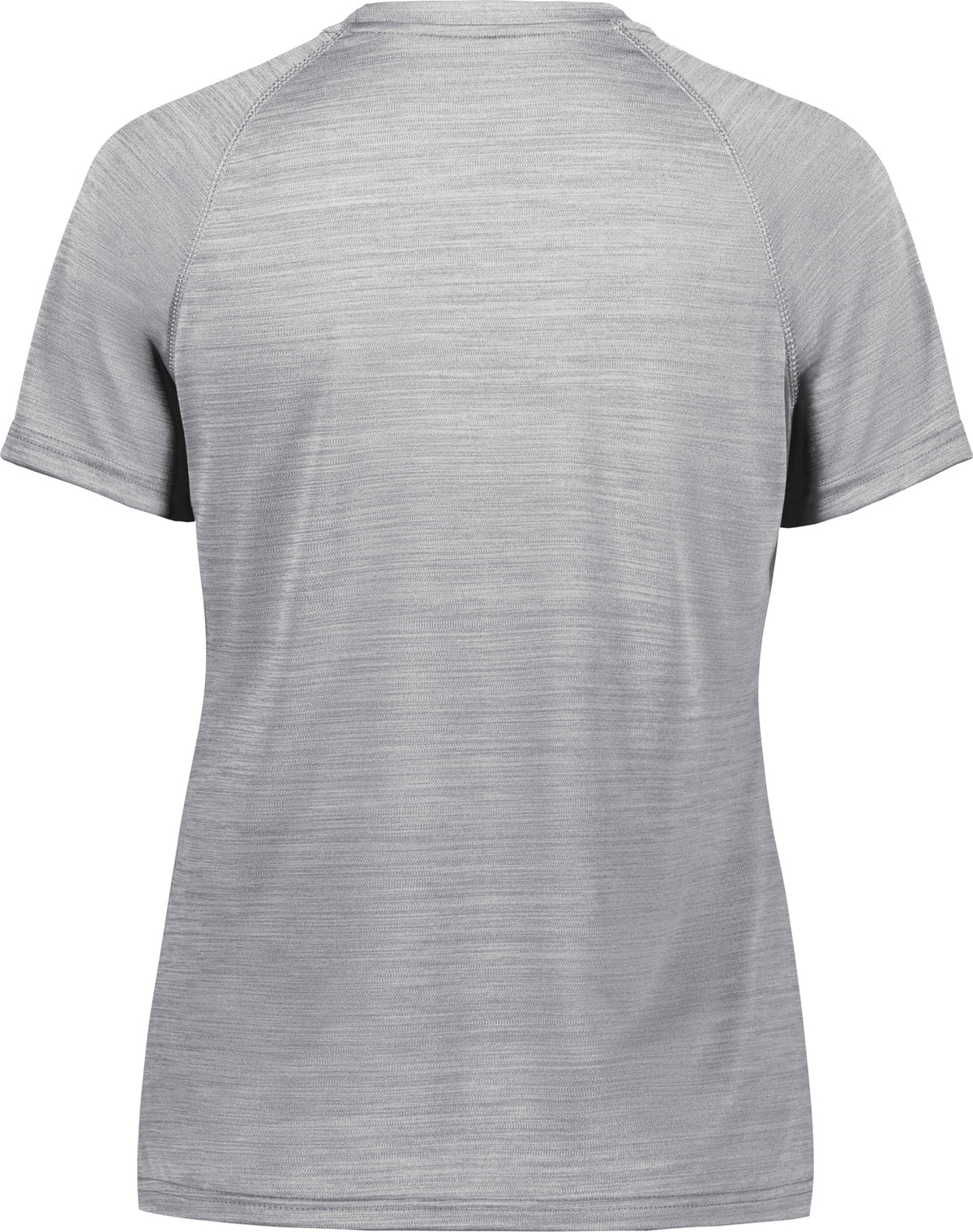 Rear View of ATHLETIC GREY HEATHER LDS ALL-PRO TEE