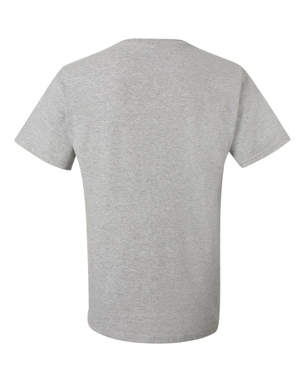 Rear View of Athletic Heather Dri-Power® 50/50 Pocket T-Shirt - 29MPR