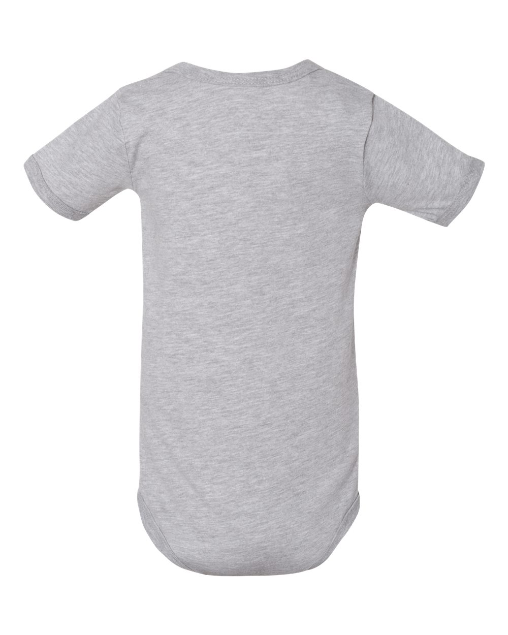 Front View of Athletic Heather Infant Jersey One Piece - 100B