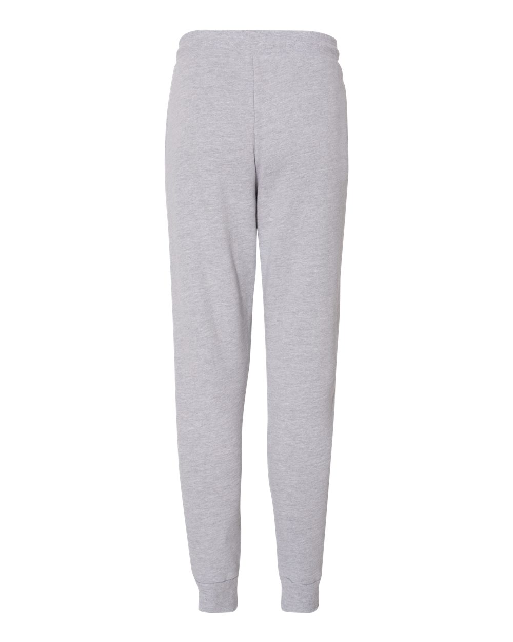 Rear View of Athletic Heather Sponge Fleece Jogger Sweatpants - 3727