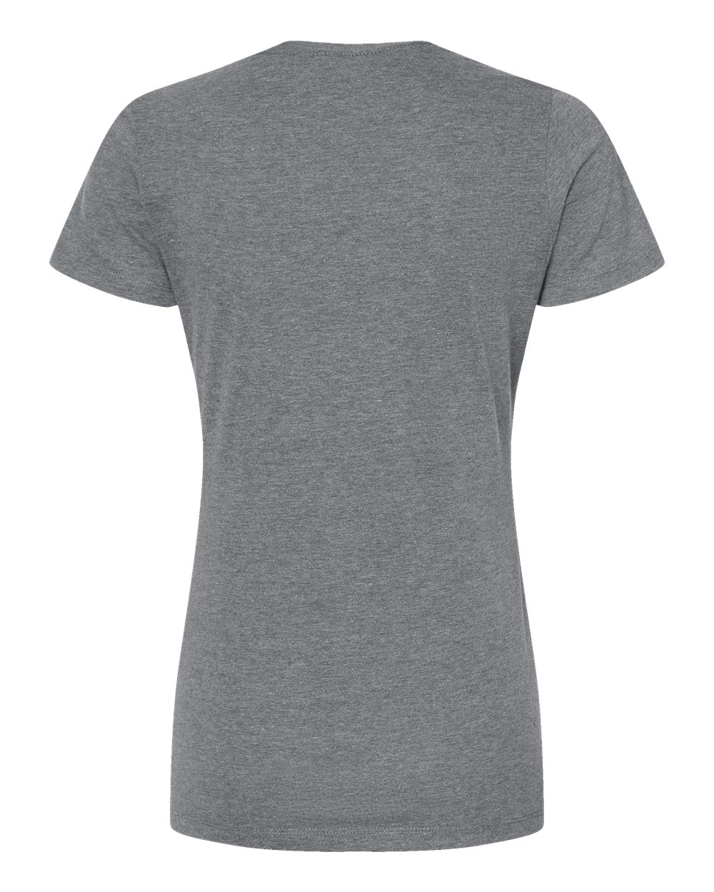 Front View of Athletic Heather Women's Premium Cotton Blend T-Shirt - 542